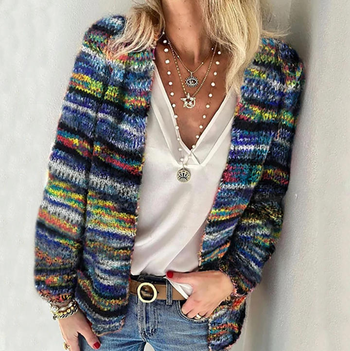 Sabina | Vibrant Open-Front Cardigan