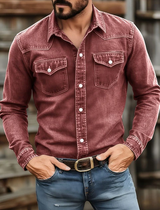 Emerson | Refined Western Long Sleeve Shirt
