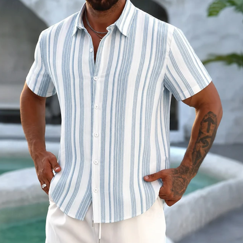 Everard | Striped Short-Sleeve Shirt