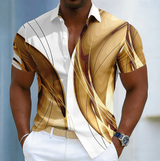 Vaughn | Flowing Print Short-Sleeve Shirt