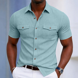 Landon | Refined Pocket Button Shirt