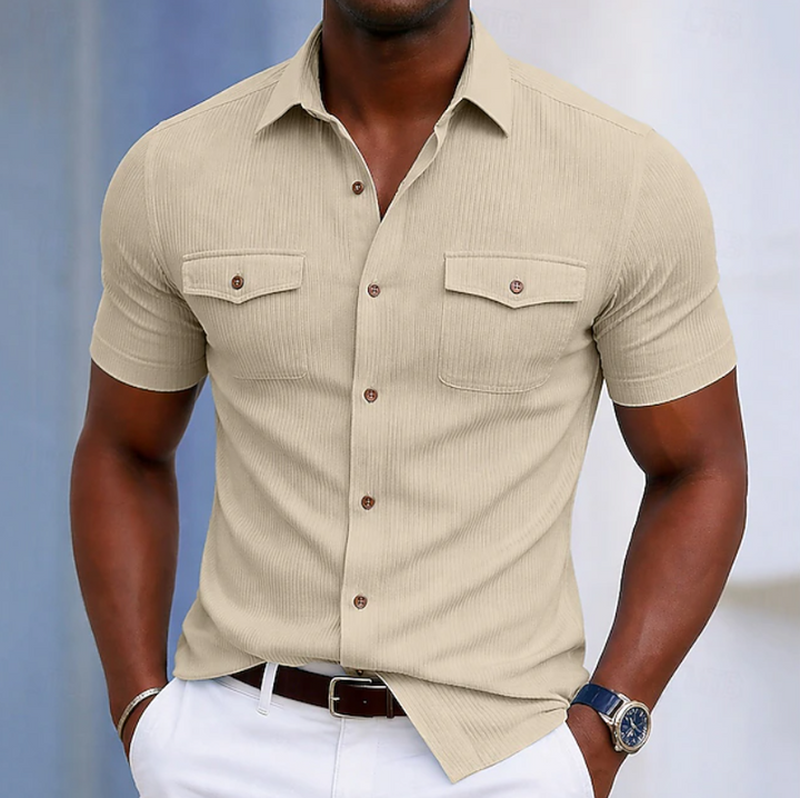 Landon | Refined Pocket Button Shirt