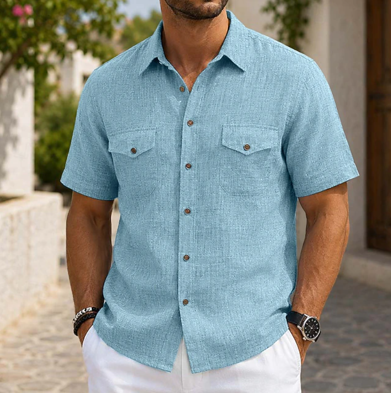 Theo | Relaxed Short Sleeve Shirt