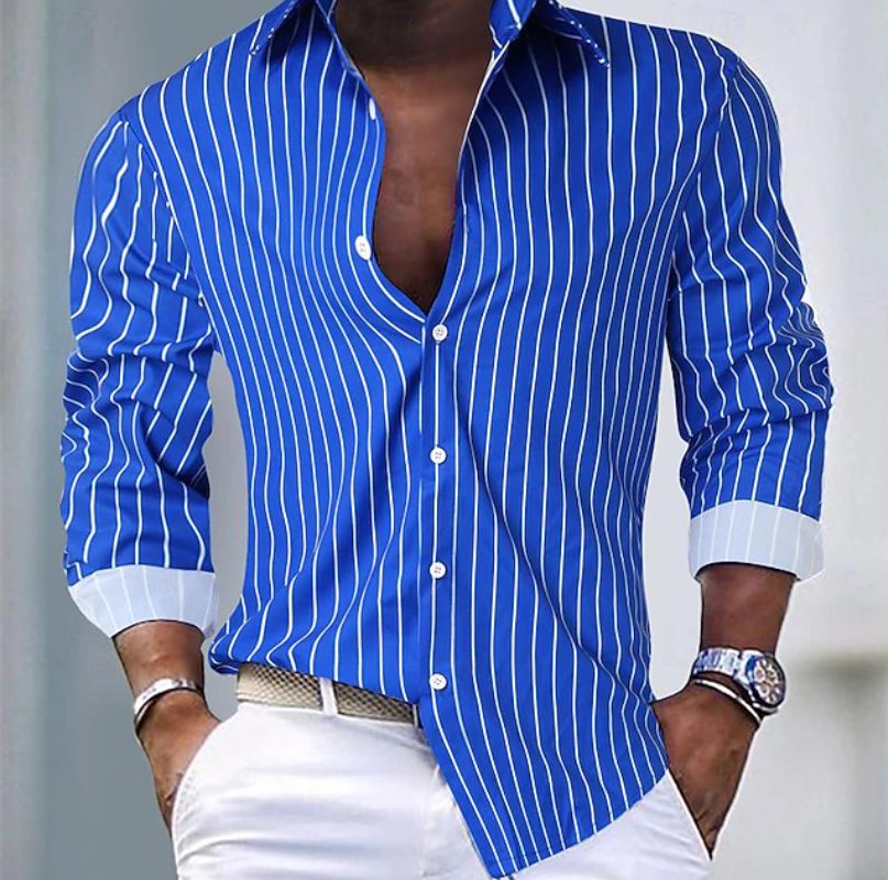 Grantham | Refined Striped Button Shirt