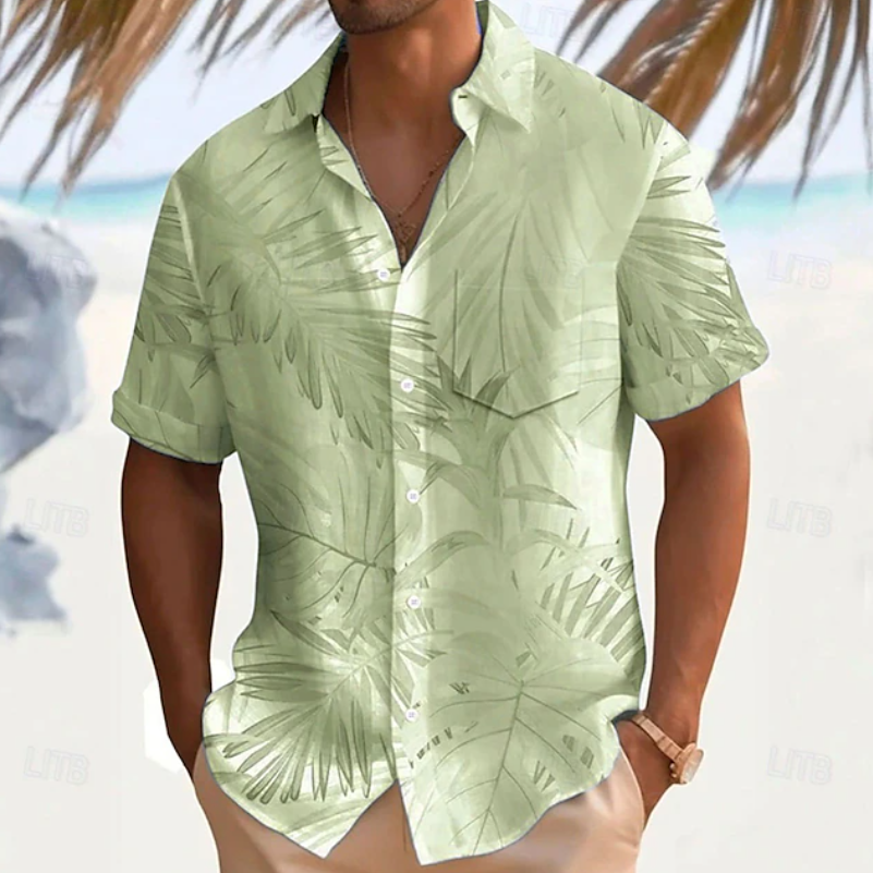 Julius | Tropical Print Short Sleeve Shirt