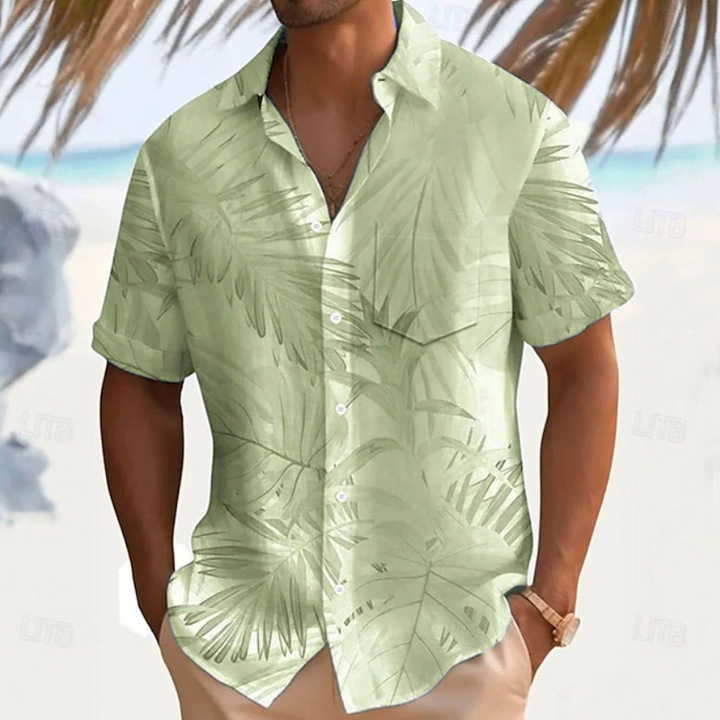 Julius | Tropical Print Short Sleeve Shirt