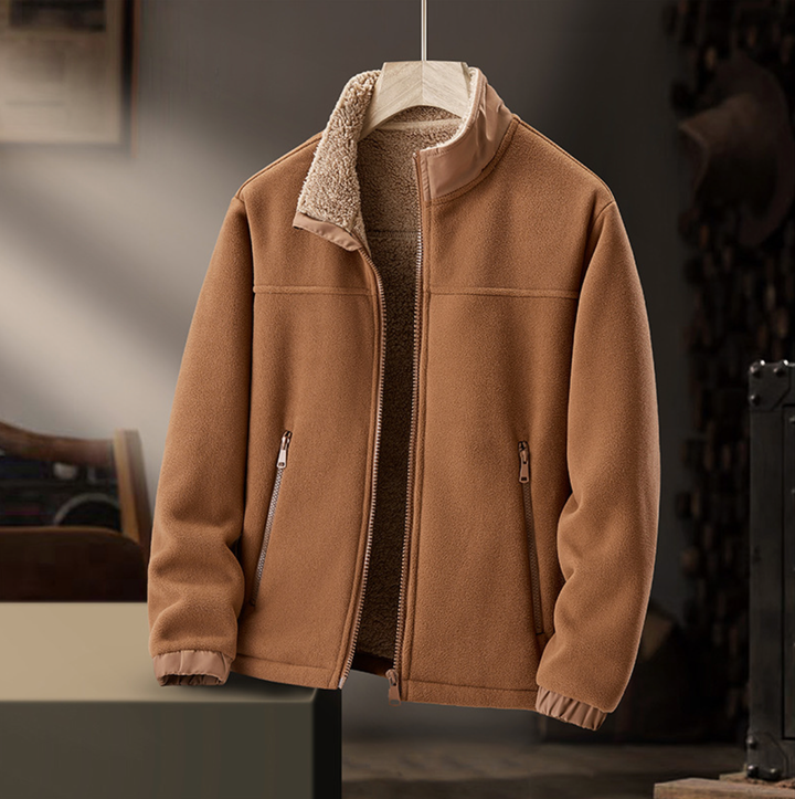Preston | Sherpa-Lined Stand-Collar Jacket