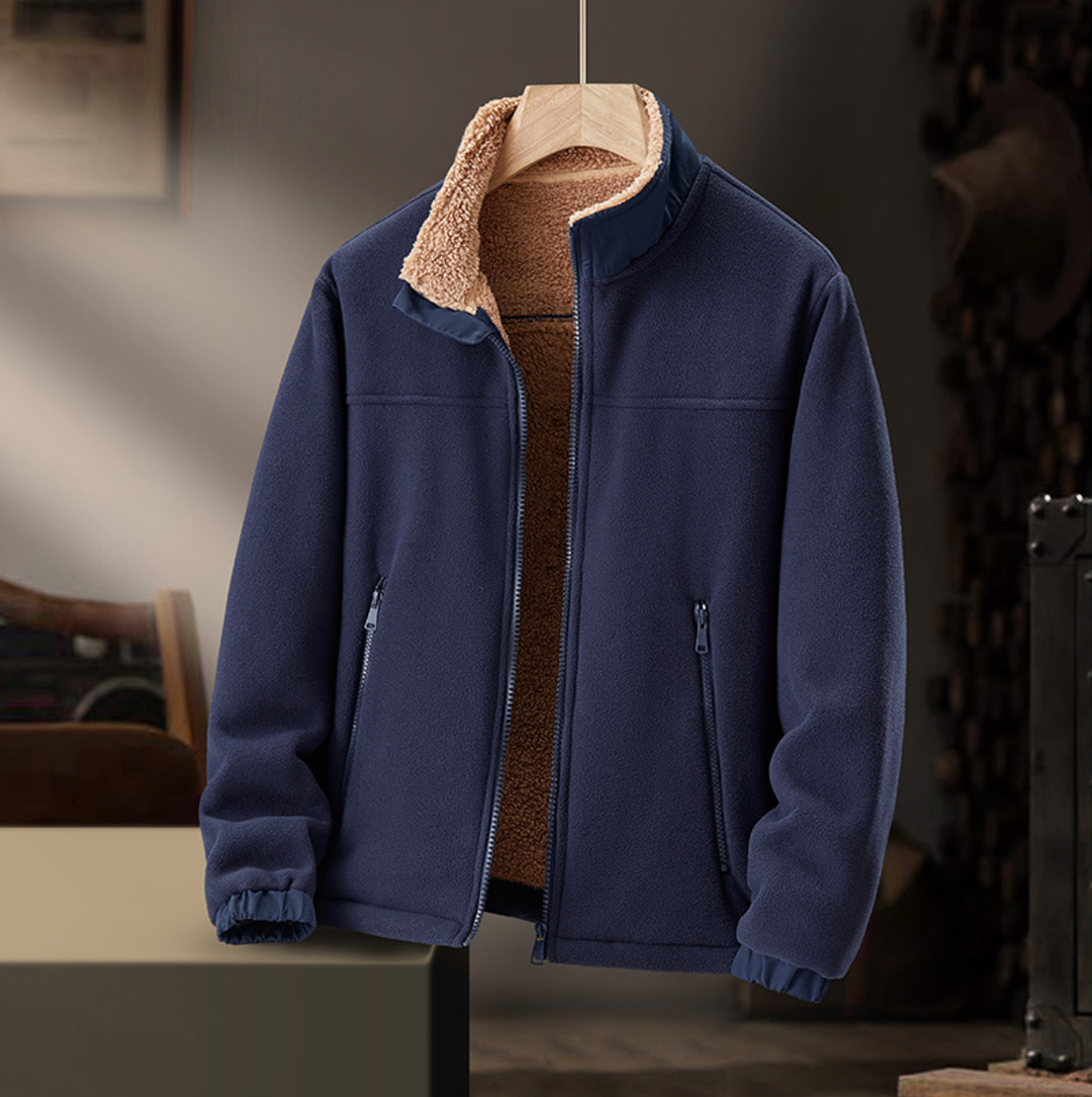 Harrison | Sherpa-Lined Stand-Collar Jacket
