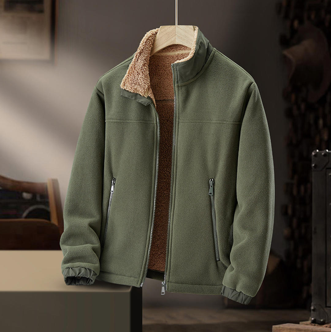 Harrison | Sherpa-Lined Stand-Collar Jacket
