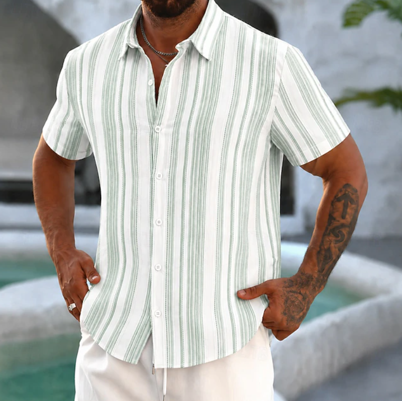 Everard | Striped Short-Sleeve Shirt