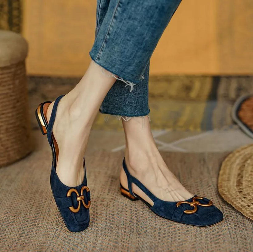 Camellia | Elegant Buckle Slingbacks