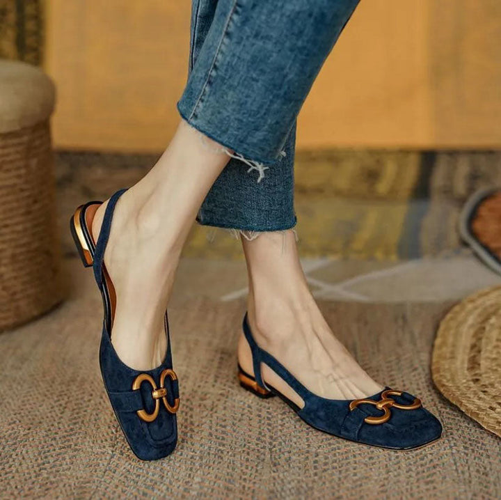 Camellia | Elegant Buckle Slingbacks