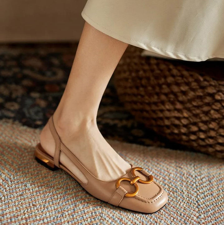 Camellia | Elegant Buckle Slingbacks