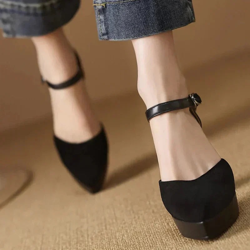 Aurelia | Ankle-Strap Platform Pumps