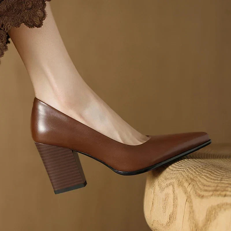 Vivienne | Timeless Block-Heel Pumps