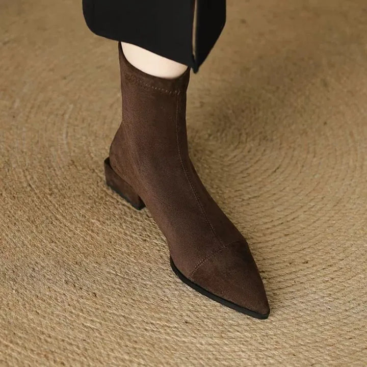 Brigitte | Sleek Pointed Ankle Boots
