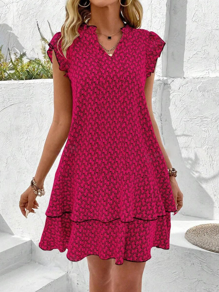 Louisa | Ruffle-Trimmed Tiered Dress
