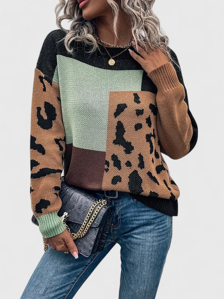 Teagan | Relaxed Colour-Block Sweater