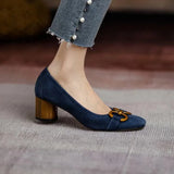 Eliana | Elegant Block-Heel Pumps