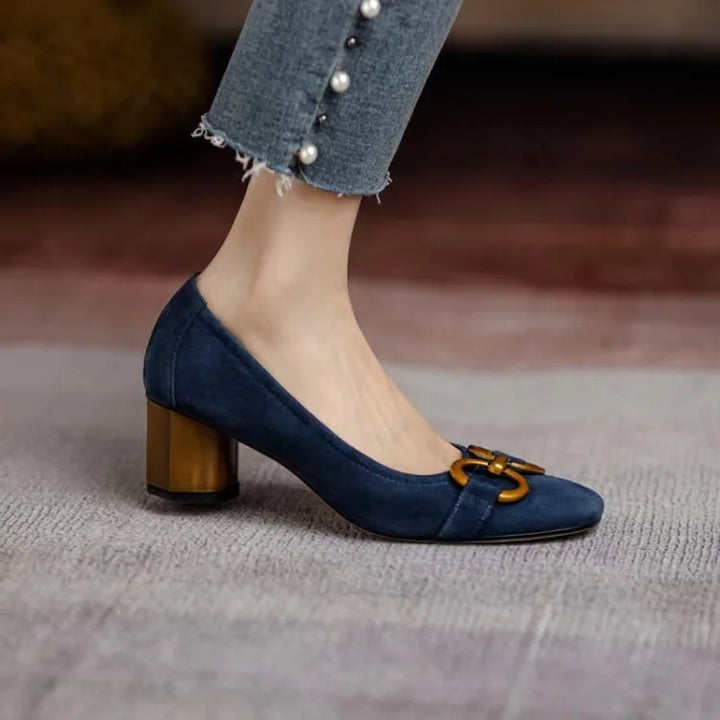 Eliana | Elegant Block-Heel Pumps