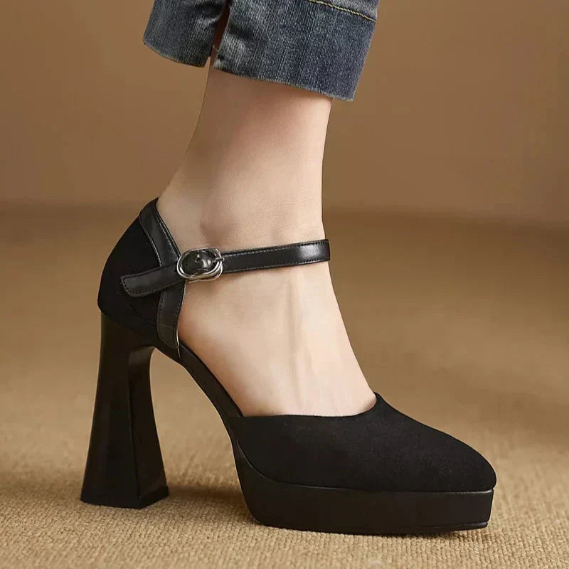 Aurelia | Ankle-Strap Platform Pumps