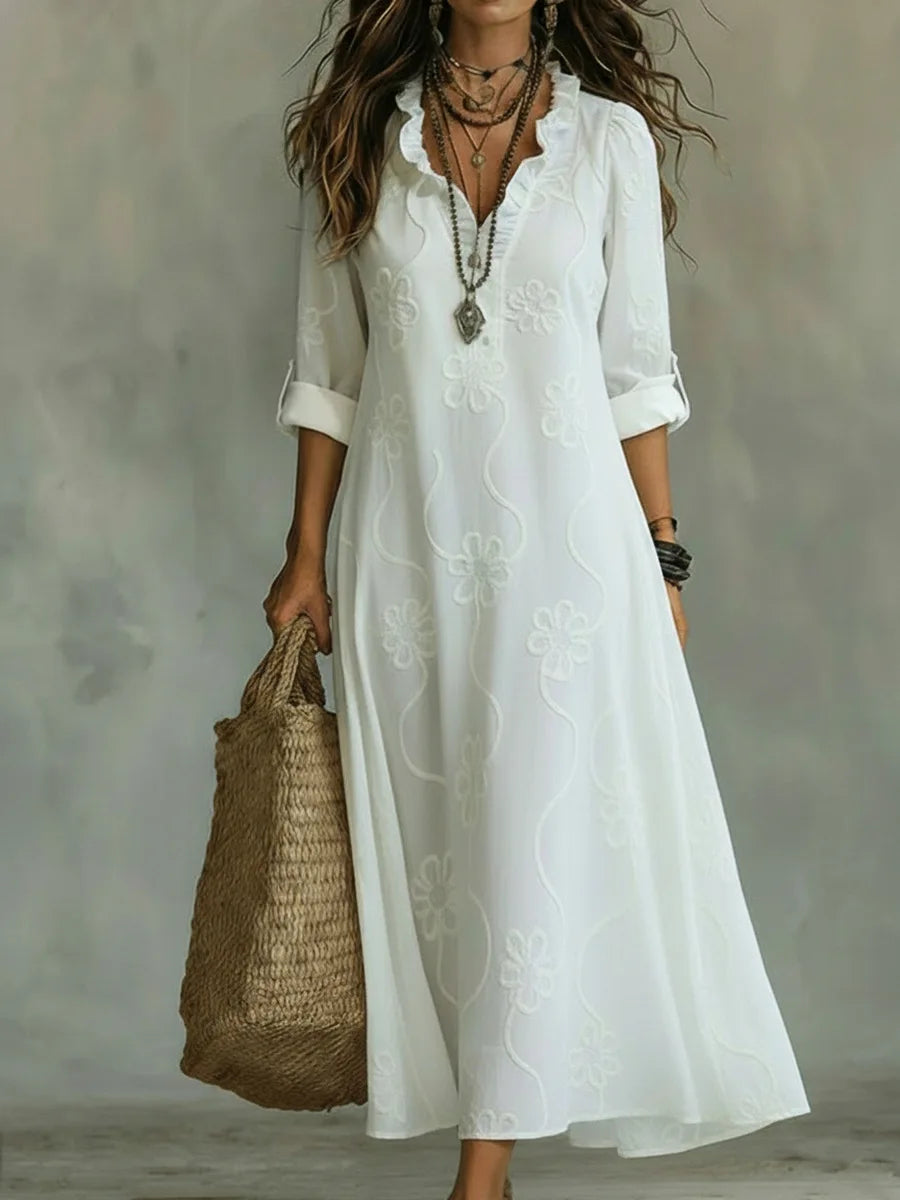 Guinevere | Flowing Floral Maxi Dress