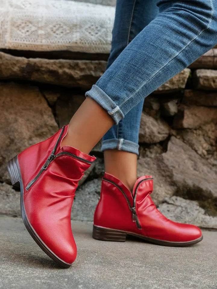 Freya | Comfort-Cushioned Ankle Boots