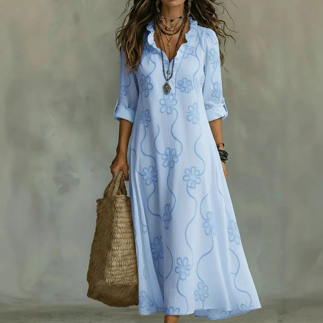 Guinevere | Flowing Floral Maxi Dress