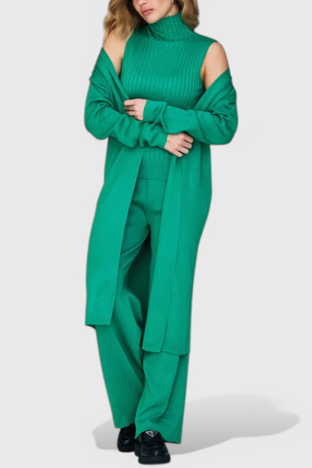 Vesper | Elegant Soft-Knit Three-Piece Set