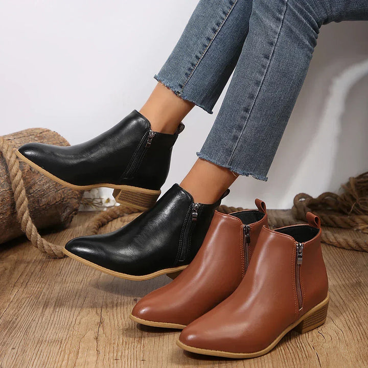 Elsie | Comfort Block-Heel Ankle Boots