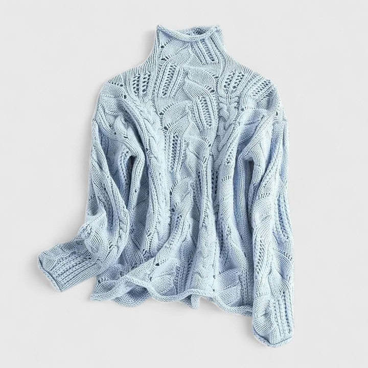 Iris | Textured Cable-Knit Sweater