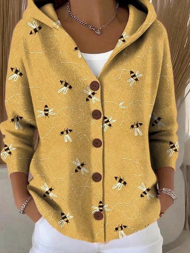 Opal | Artful Hooded Shirt