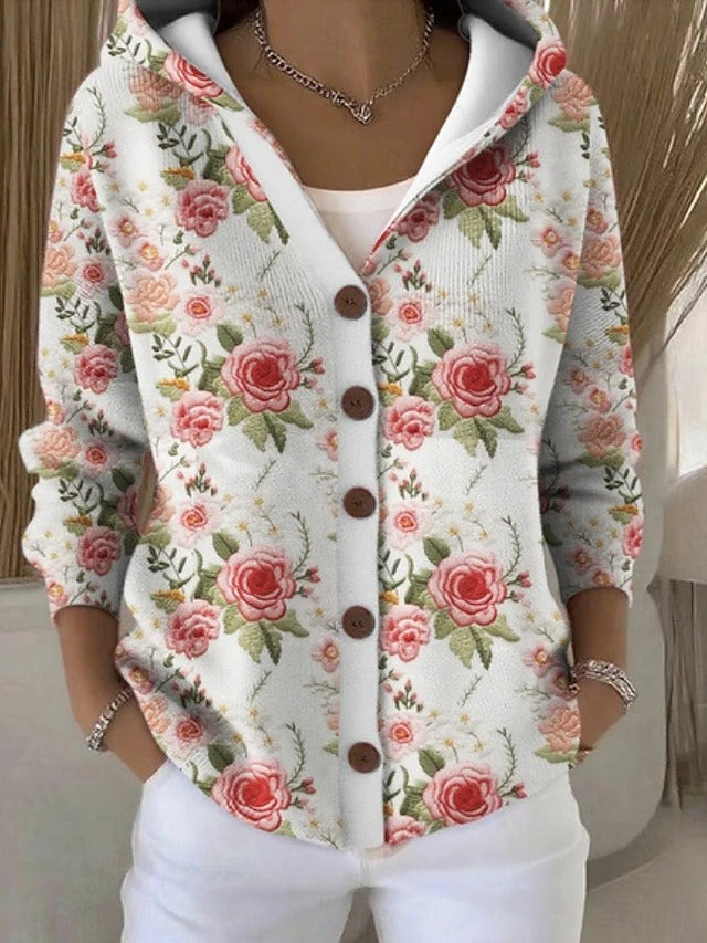 Opal | Artful Hooded Shirt
