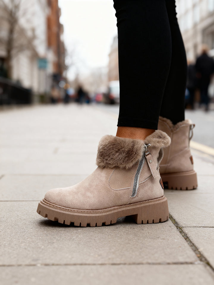 Isabella | Cosy Cuffed Winter Boots