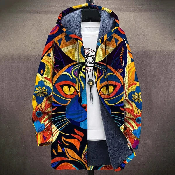 Griffin | Artful Hooded Cardigan