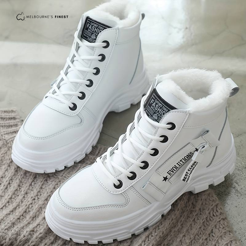 Georgina | Cosy Lace-Up Ankle Boots