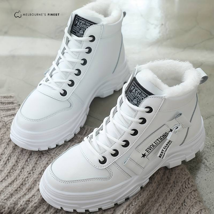 Georgina | Cosy Lace-Up Ankle Boots