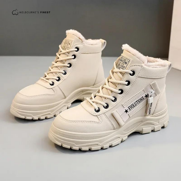 Georgina | Cosy Lace-Up Ankle Boots