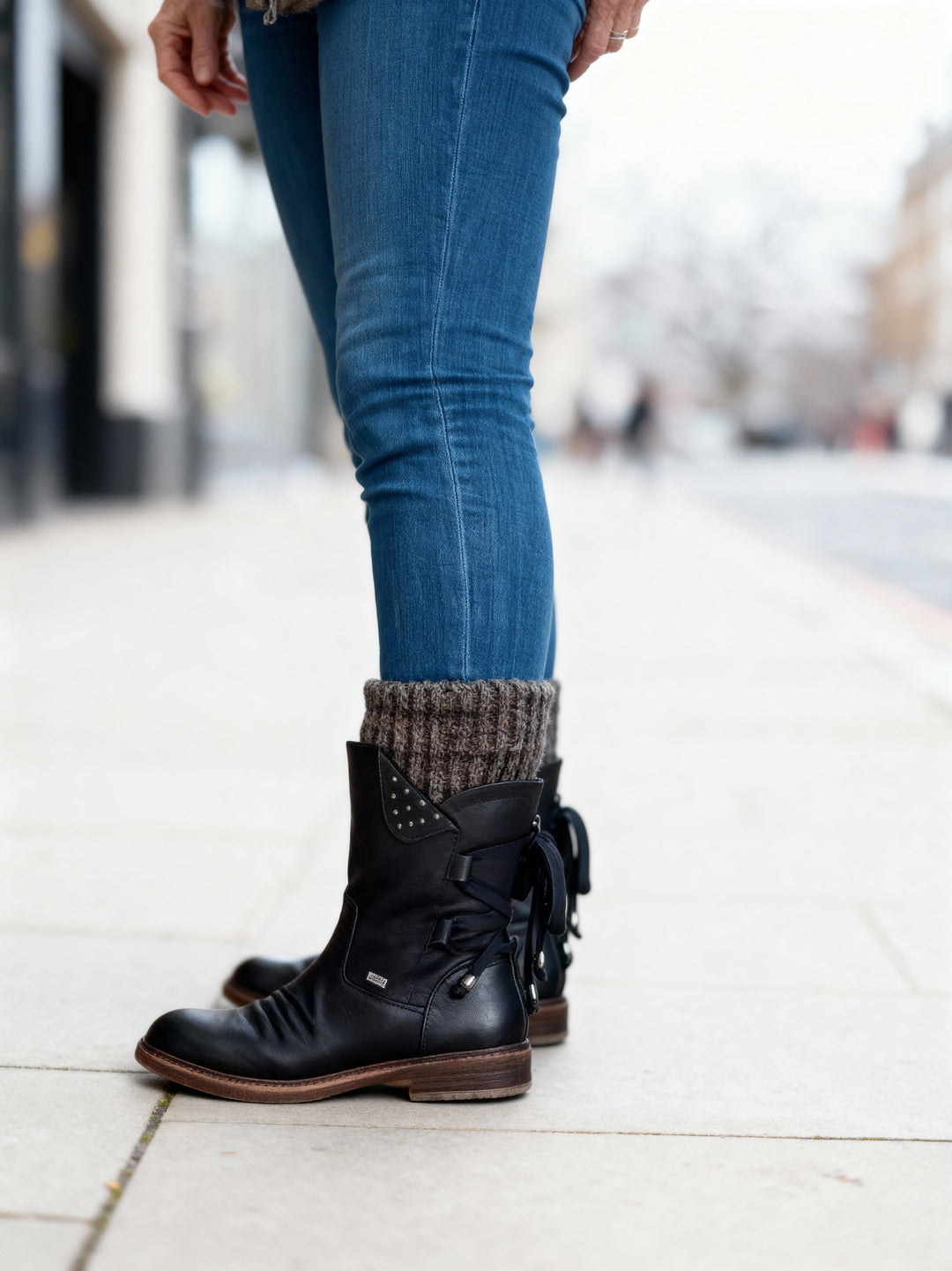 Lena | Cosy Cuffed Mid-Calf Boots