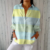 Lenora | Relaxed Checked Blouse