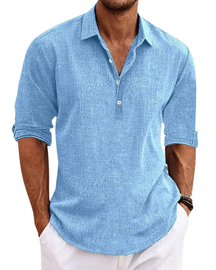 Everly | Relaxed Half-Placket Shirt