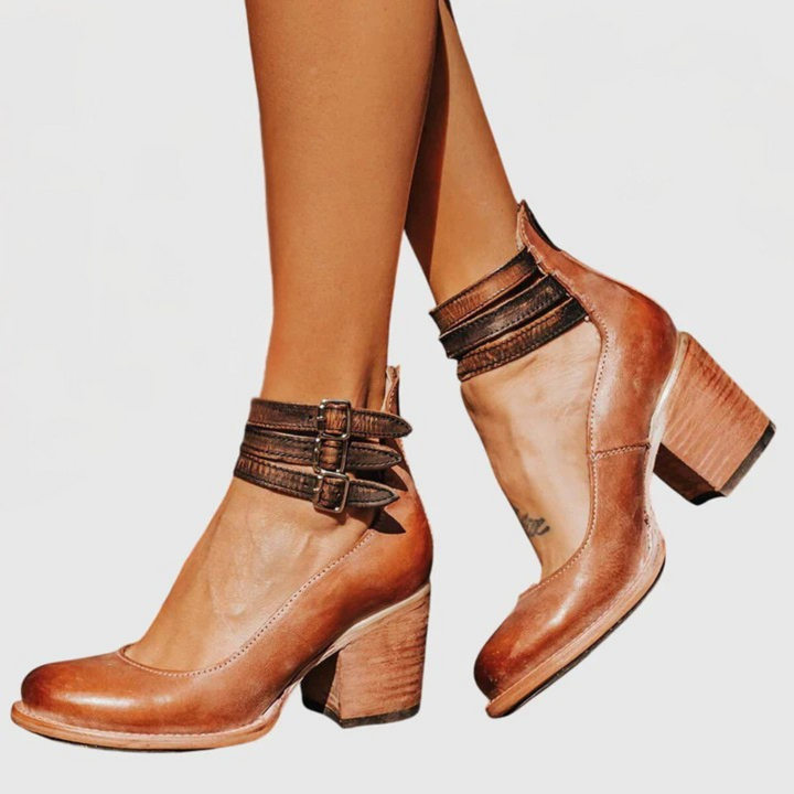 Rosemary | Timeless Block-Heel Heels