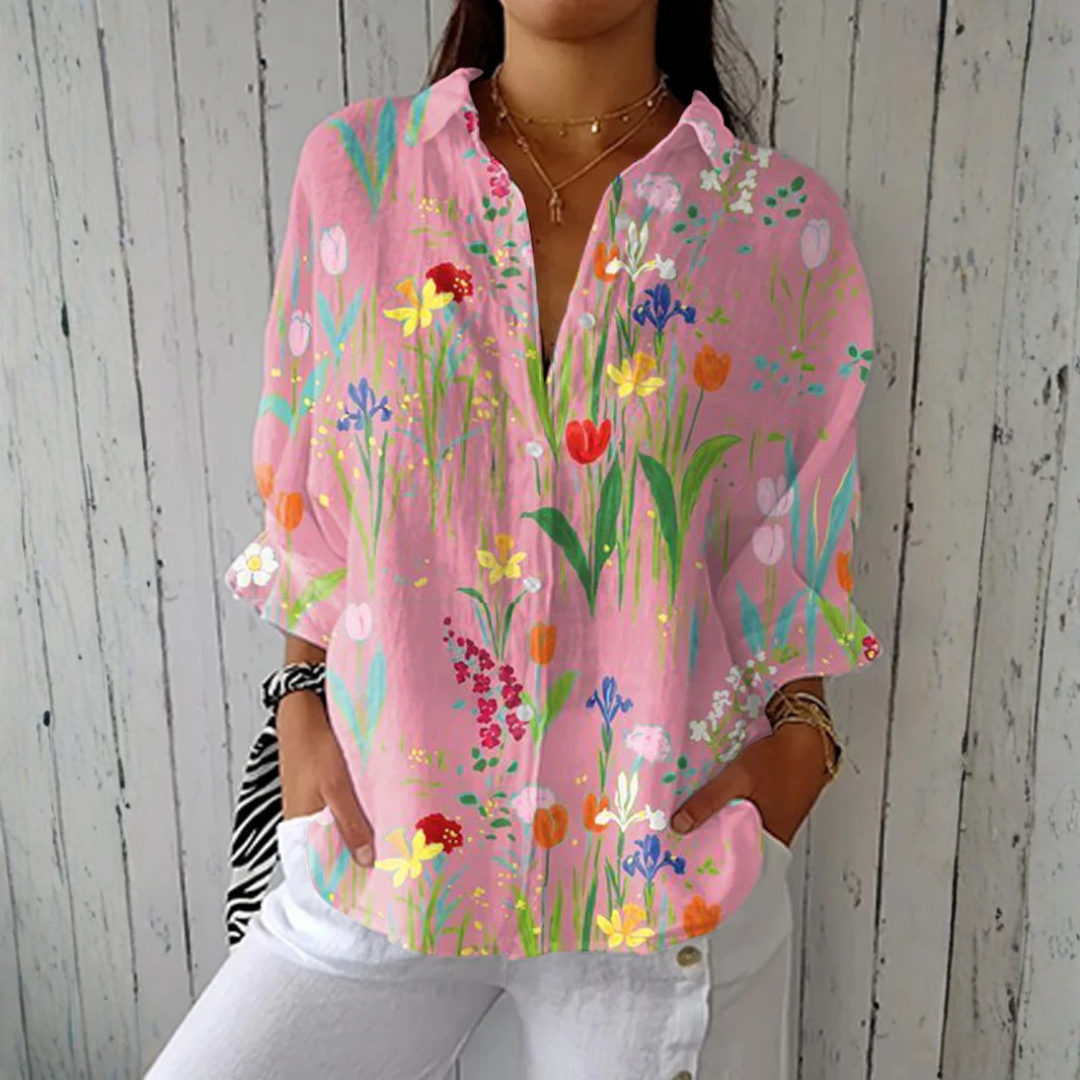 Diane | Wildflower Print Blouse