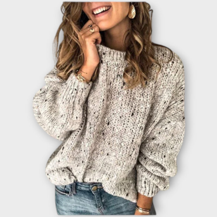 Enid | Cosy Speckled Knit Jumper