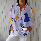 Bonnie | Playful Print Blouse