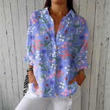 Marigold | Botanical Print Blouse