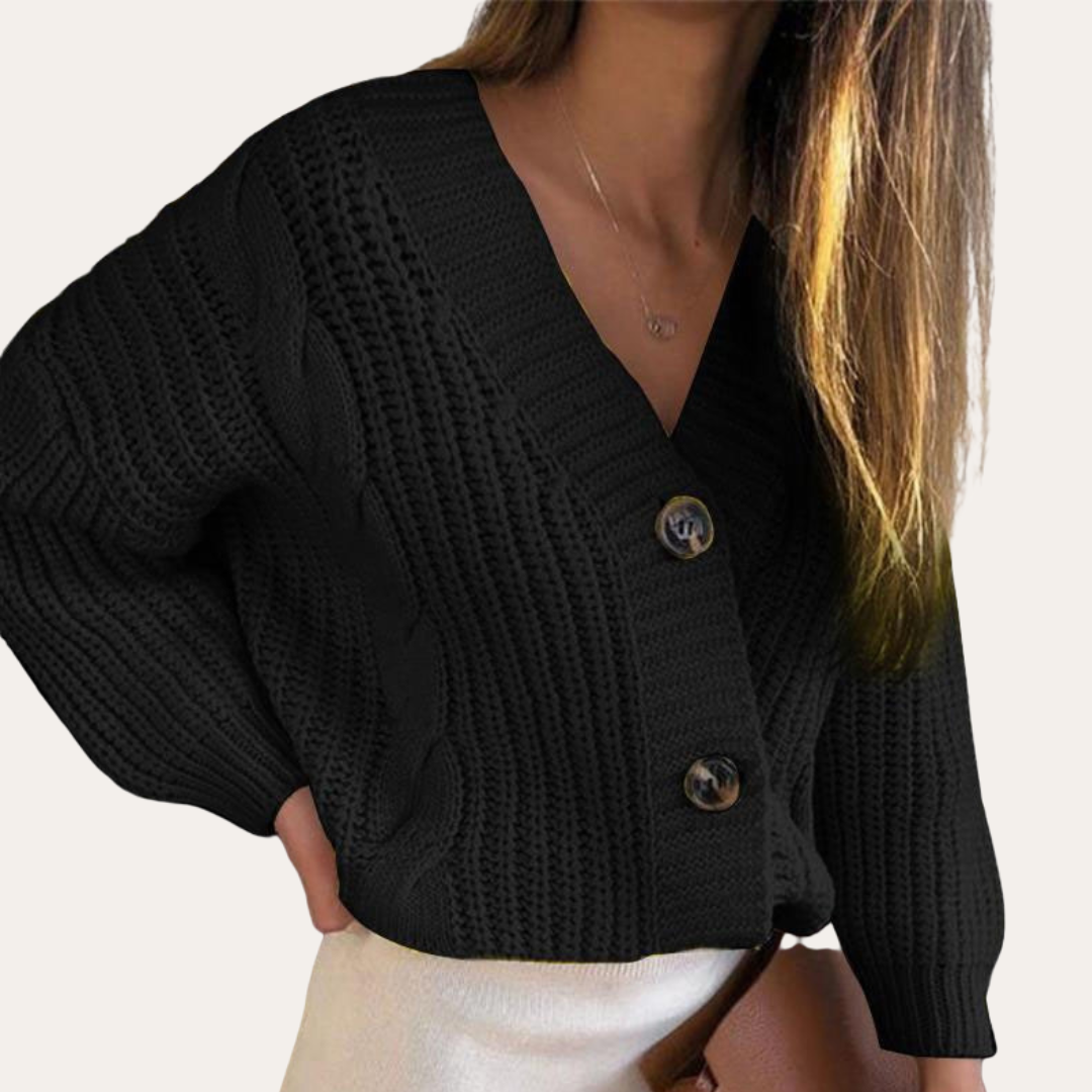 Wynne | Cosy Cable-Knit Cardigan