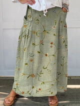 Marisol | Floral Garden Maxi Skirt