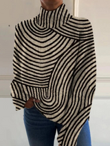 Melody | Line-Art Turtleneck Sweater