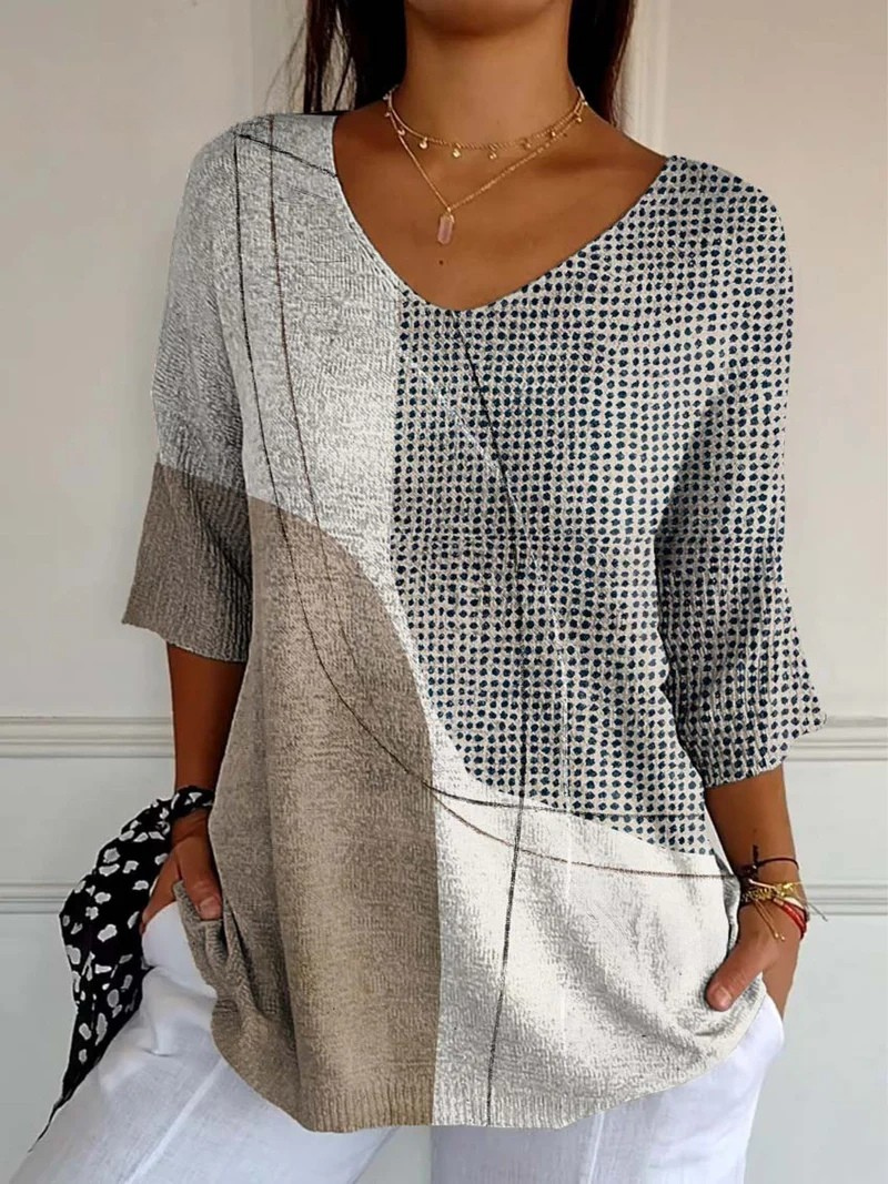 Bernice | Colour-Block Everyday Top